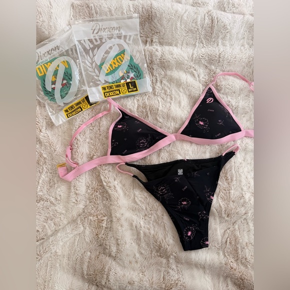 DIXXON Other - BOGO 🔥 NWT DIXXON PINK PEONIES BATHING SUIT 🌺